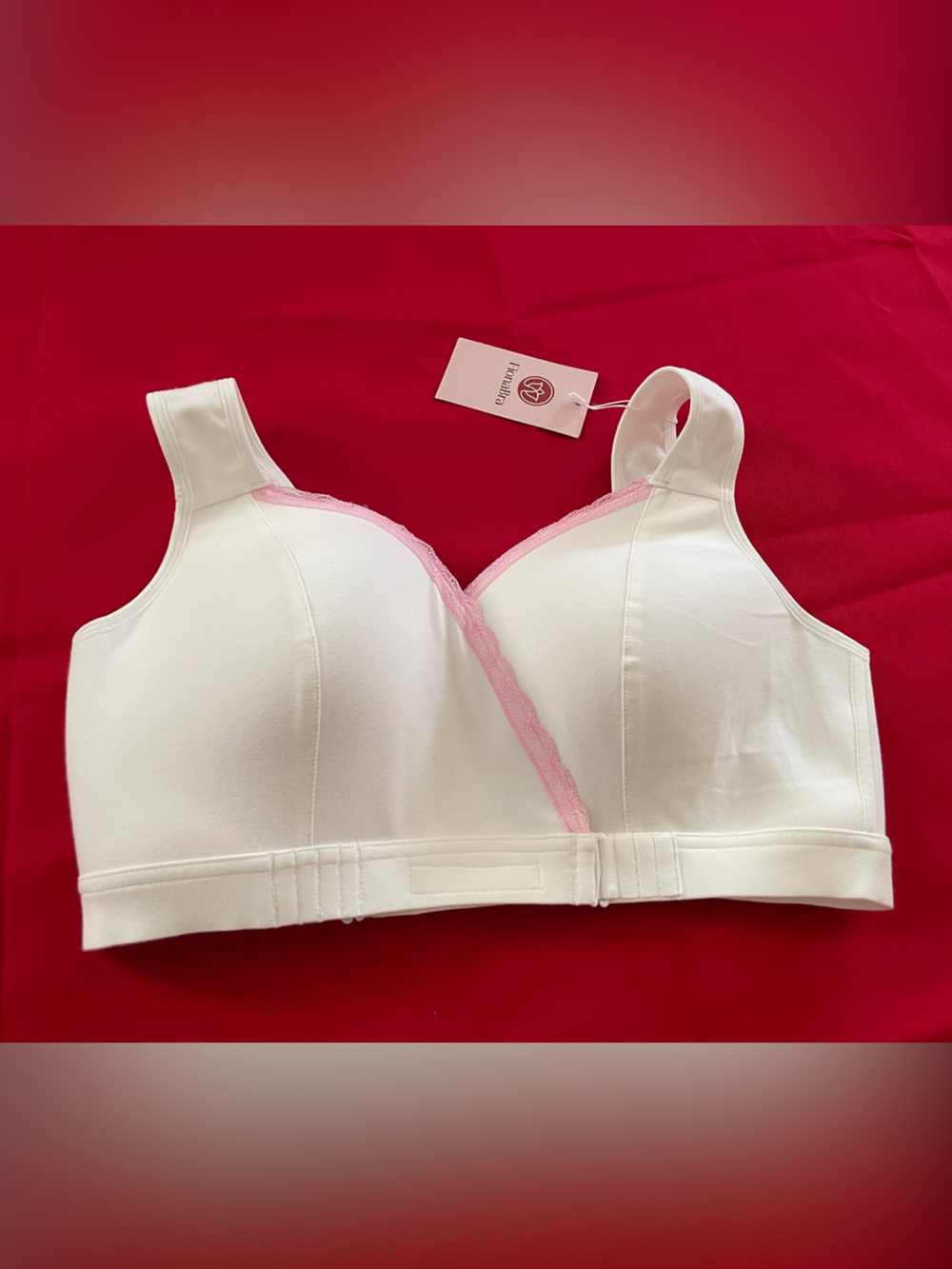 NWT FIONA BRA Sz XL Comfort Wireless * Post Surgery * Senior Friendly Bra